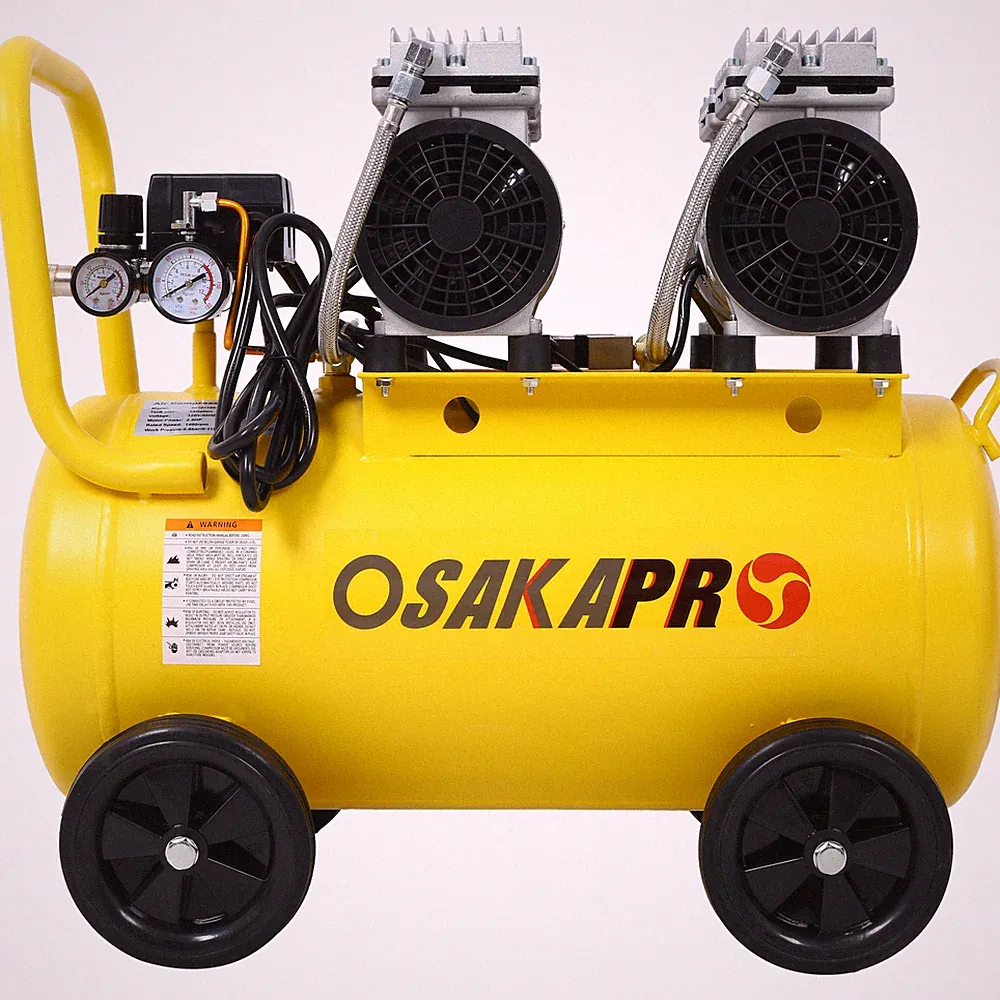 2.5 HP Quiet Air Compressor,13 Gallon,Oil Free, Electric Workshop Air Compressor