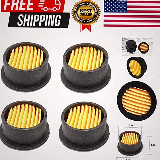 4 Pack Air Compressor Intake Paper Filter Elements Air Replacement Filter