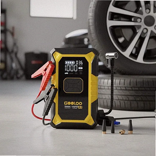 A3 3000A Jump Starter with 150PSI Air Compressor - Ultimate Roadside Companion