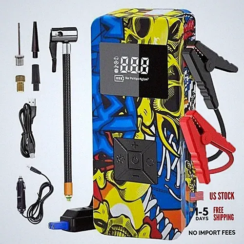 Jump Starter with Air Compressor, 8000A 150PSI Battery Jumper Starter Portable